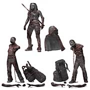 Walking Dead TV Bloody Black-and-White Michonne and Zombies